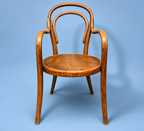 Antique bentwood child chair - bentwood, child's