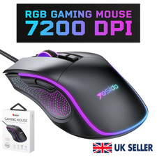 RGB Gaming Mouse Wired 7200