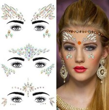 Festival Face Gems Jewels, 3Pcs Starlife Cosmetic Rhinestone Eye Tears Bindi...