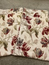 LAURA ASHLEY gosford paprika Pencil pleat lined curtains