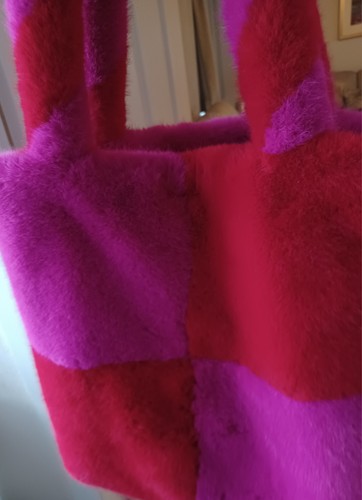 Jayley faux fur - and, red