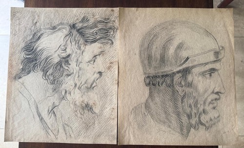 Pair antique 19thc - of, pencil