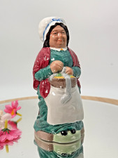 Vintage Franklin Mint Toby Jug Porcelain Charles Dickens Peggotty