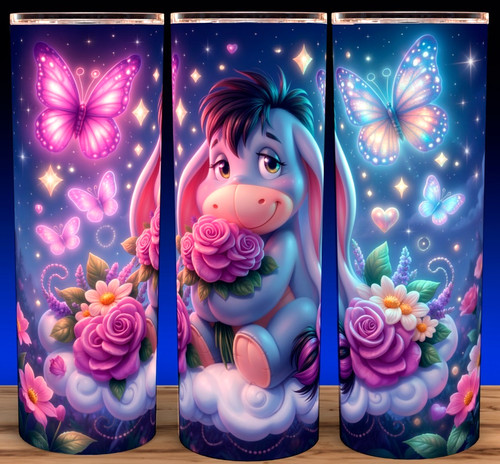 Eeyore butterfly the - on,