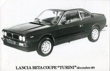 Lancia Beta Coupe Turini original official press photograph French market 1990