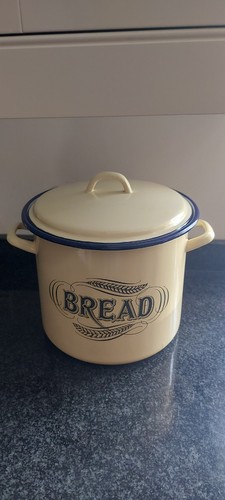 Vintage enamel tala - vintage, round