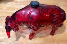 Mad Bull Tequila red glass