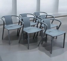 6 Air Armchair Designer Stackable Chairs By Magis, Designed By Jasper Morrison