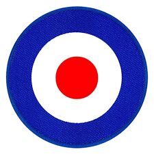 Mod / RAF Target round  sew-on cloth backpatch 280mm diameter