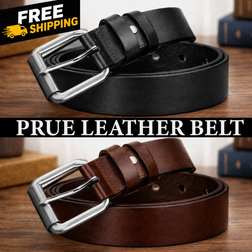 Mens genuine leather belt - mens,