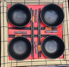 Ramen Bowl Set 4 Pack Bowls