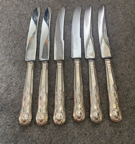 Set six solid silver - of,
