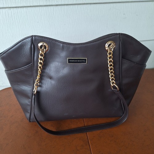 Charles keith brown tote bag - keith,