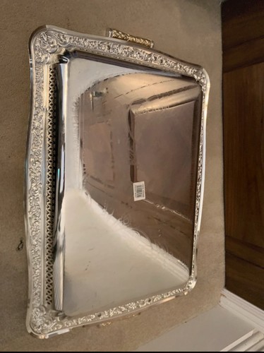 Silver gold rectangular - &,