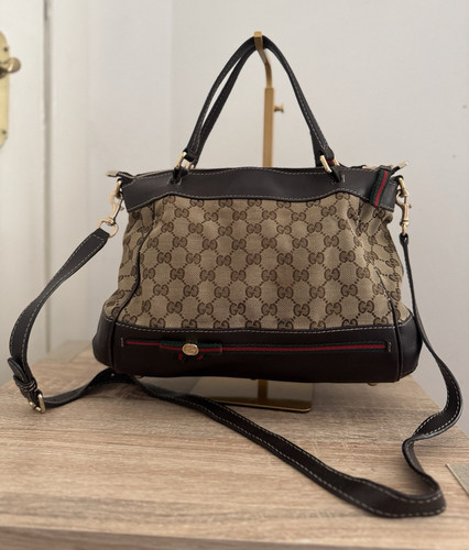 Gucci mayfair canvas web - gg,