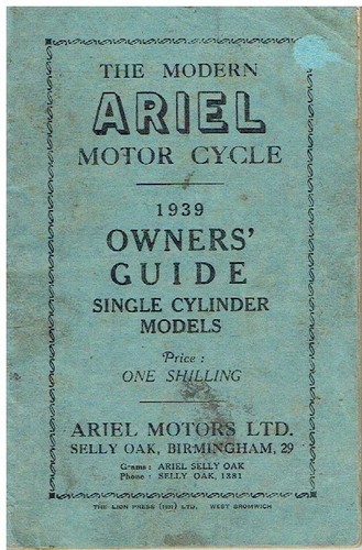 Ariel 250 350 500 - 500, model