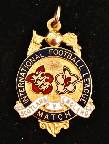 9ct gold football - gold, medal