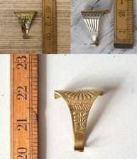 Rustic picture hook brass picture rail hook Victorian old style hanger