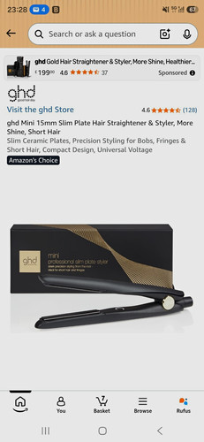 Ghd mini 15mm slim - slim, ceramic