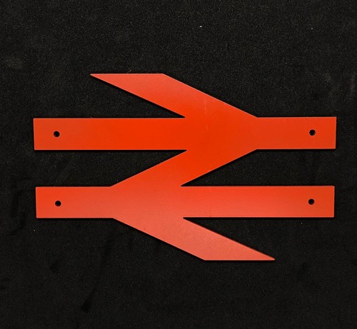 Medium red british rail - medium, steel