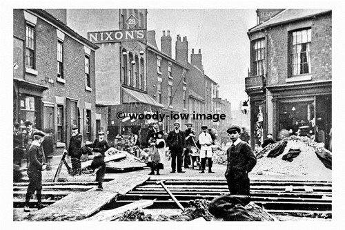 Pt7966 laying tram tracks in - pt7966,