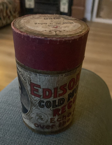 Edison wax cylinder miss - edison,