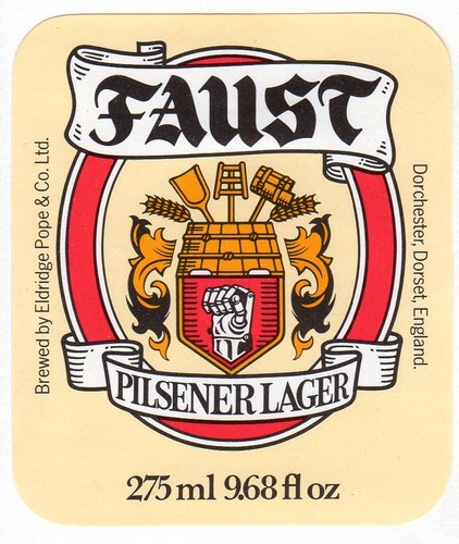Beer label eldridge pope - beer,