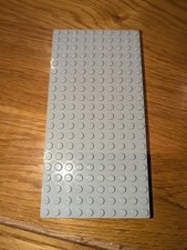Genuine Lego Vintage Thick Base Plate Light Grey 10x20 studs 20x10 1cm Thick