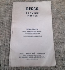 Beau Decca PX4 Valve Radiogram