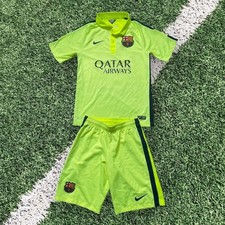 Nike FC Barcelona 3rd Kit 2014/15 Football Shirt & Shorts Men's Small