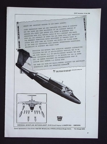 Original 1965 advert - 1965, saab