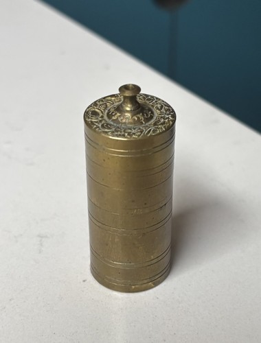 Antique victorian brass - brass, vesta