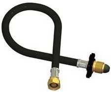 Propane 750mm Pigtail Gas Hose with Handwheel Fitting Motorhome Caravan