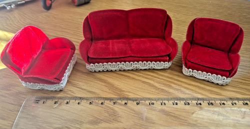 Doll house furniture - house, vintage