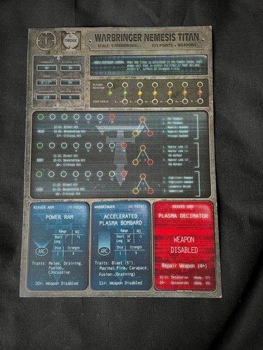 Adeptus titanicus weapons - titanicus,