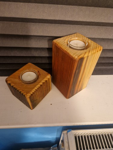 Pair tricolored hardwood - pair,