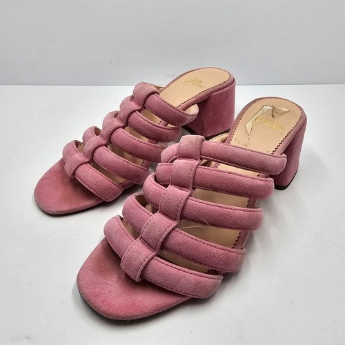 Crew pink suede - pink, heel
