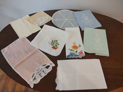 Vtg tea towels - vtg,