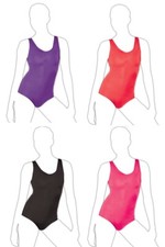 Girls Nylon Sleeveless Leotard Child Kids Gymnastics Dance Swimming Bodysuits UK