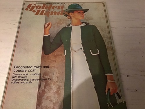 Golden hands vintage magazine - hands,