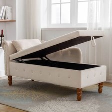 Modern Velvet Chaise Lounge