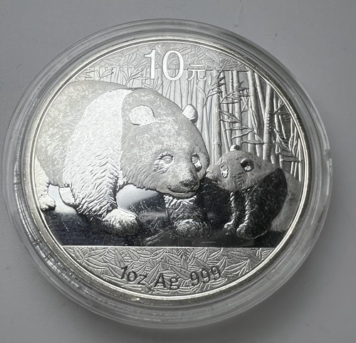2011 silver chinese panda 1oz - silver,