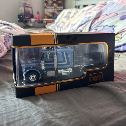 Ixo peterbilt 359 blue 43 - ixo,