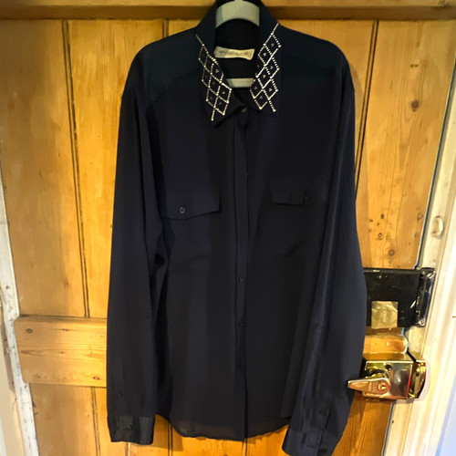 Abercrombie fitch blue solid - &,