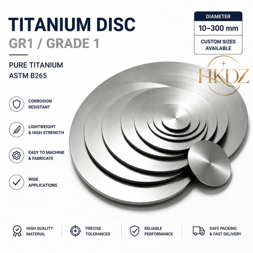 Grade pure titanium - 1, round