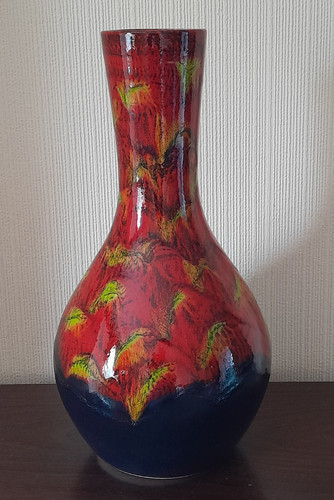 West german pottery fat - pottery, lave
