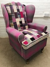 Vintage Hand Made Wing Back