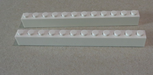 Lego 6112 brick 1x12 white - lego,