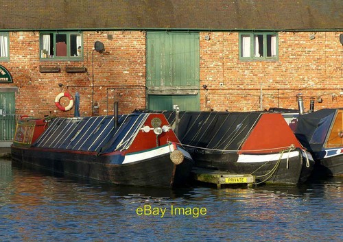 Photo 6x4 historic narrowboats - 6x4,