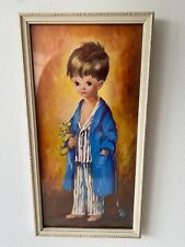 Kitsch Big Eyed Boy in